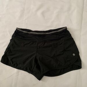 lululemon athletica Women's Black Athletic Shorts